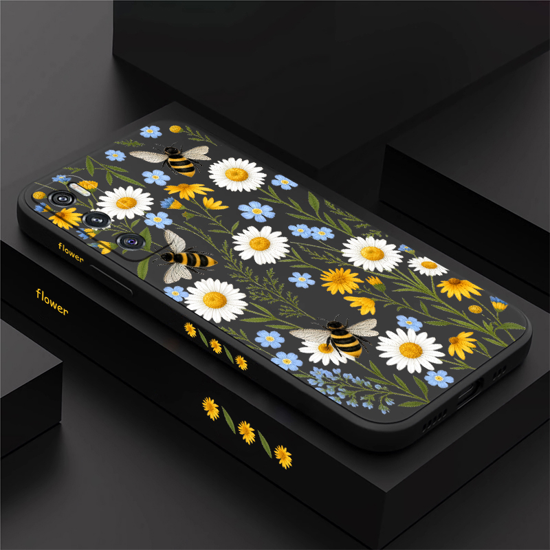 Vivo V40 - Funda con un bonito diseño floral