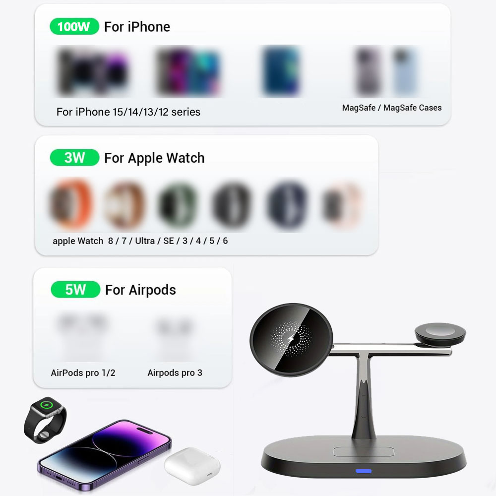 Base de Carga Inalámbrica Magn - Wireless Charger Watch reseña y precio