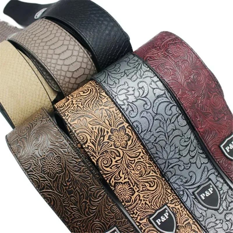 Correa de guitarra de cuero PU - Leather Classic Strap reseña y precio
