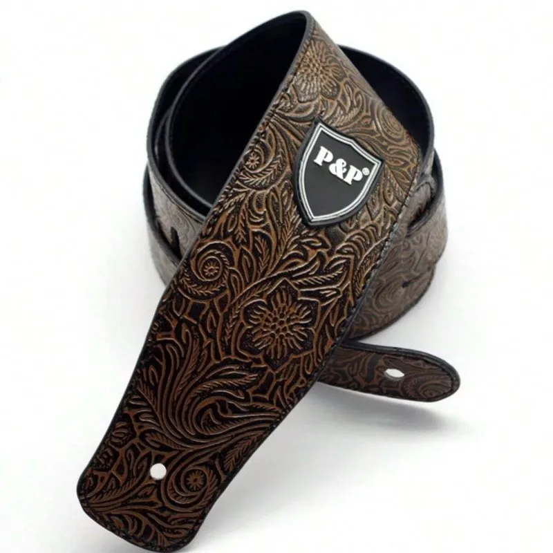 Correa de guitarra de cuero PU - Leather Classic Strap reseña y precio