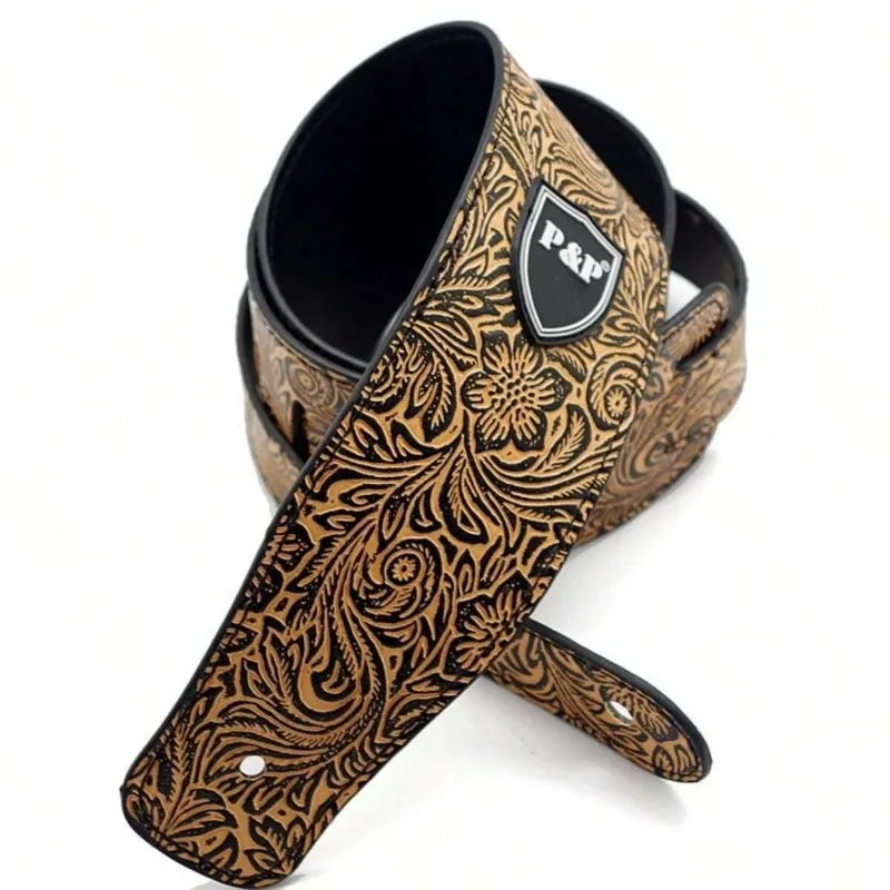 Correa de guitarra de cuero PU - Leather Classic Strap reseña y precio