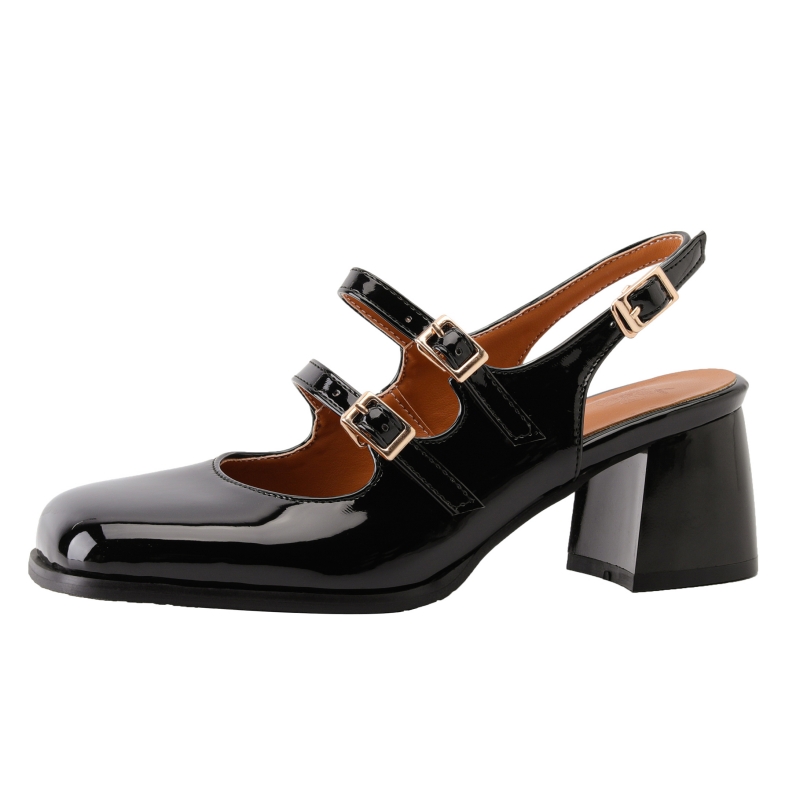 Zapatos elegantes de tacón alt - Leather Classic Strap reseña y precio