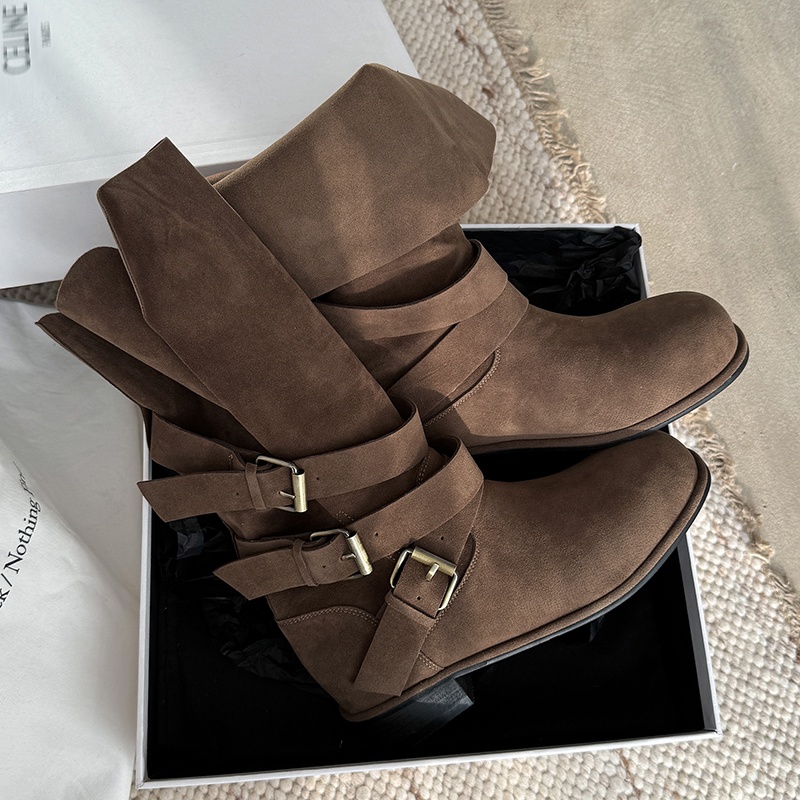 Botas de Mujer Estilo Vaquero  - Leather Classic Strap reseña y precio