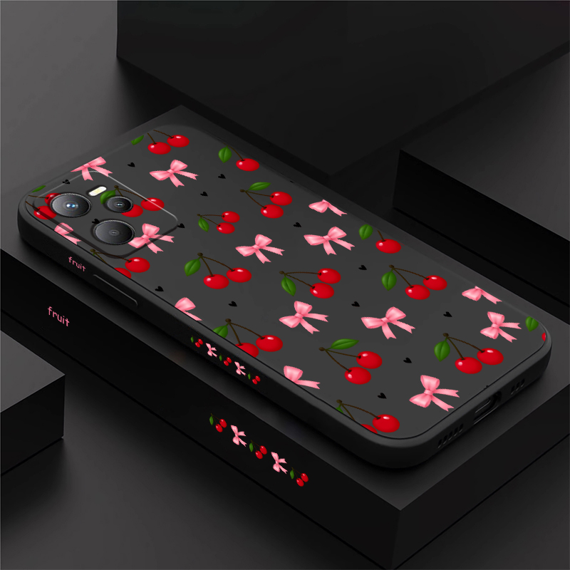 Funda con estampado de cerezas - Realme C67 reseña y precio