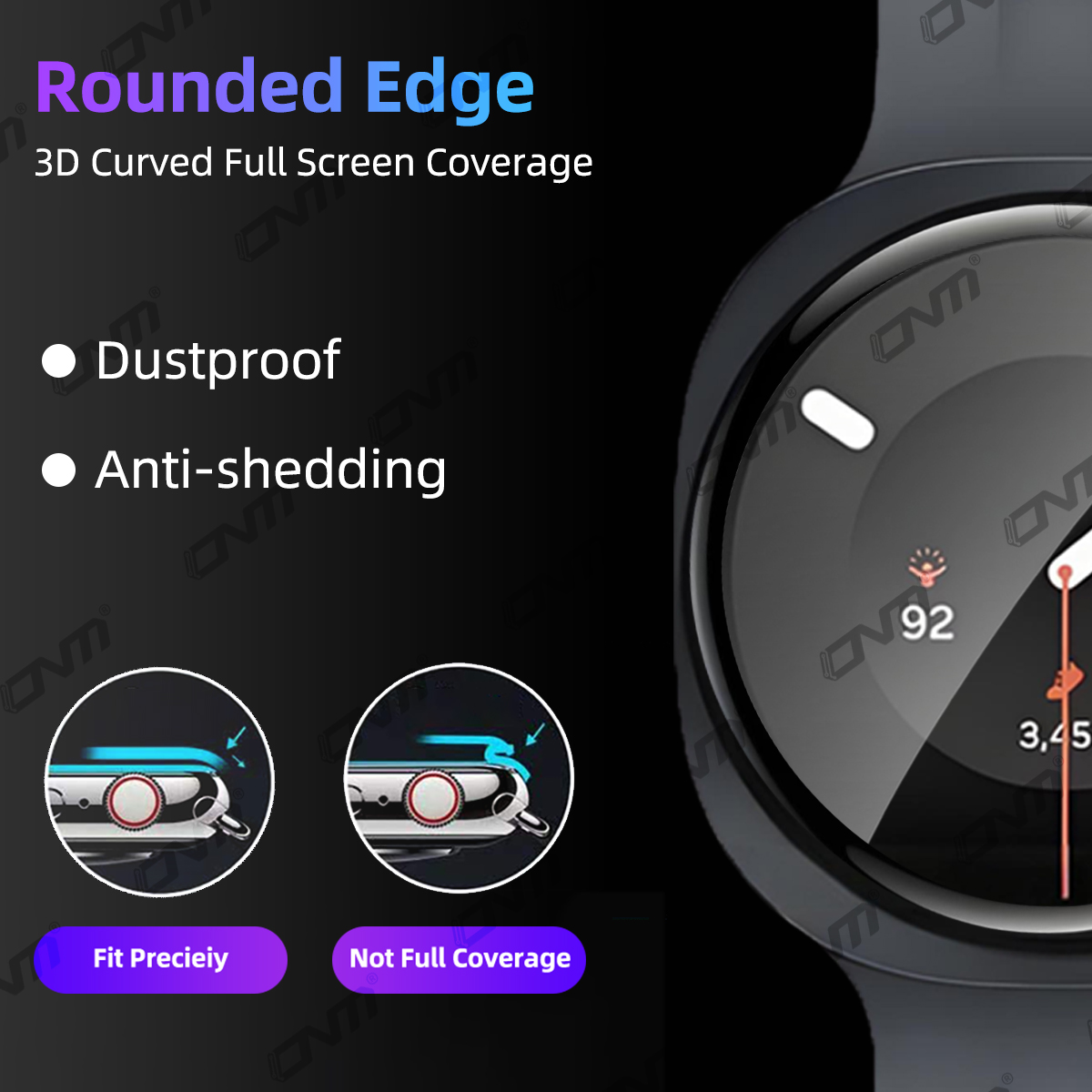 Protector de pantalla 3D para  - Samsung Smartwatch Ultra Accessories reseña y precio